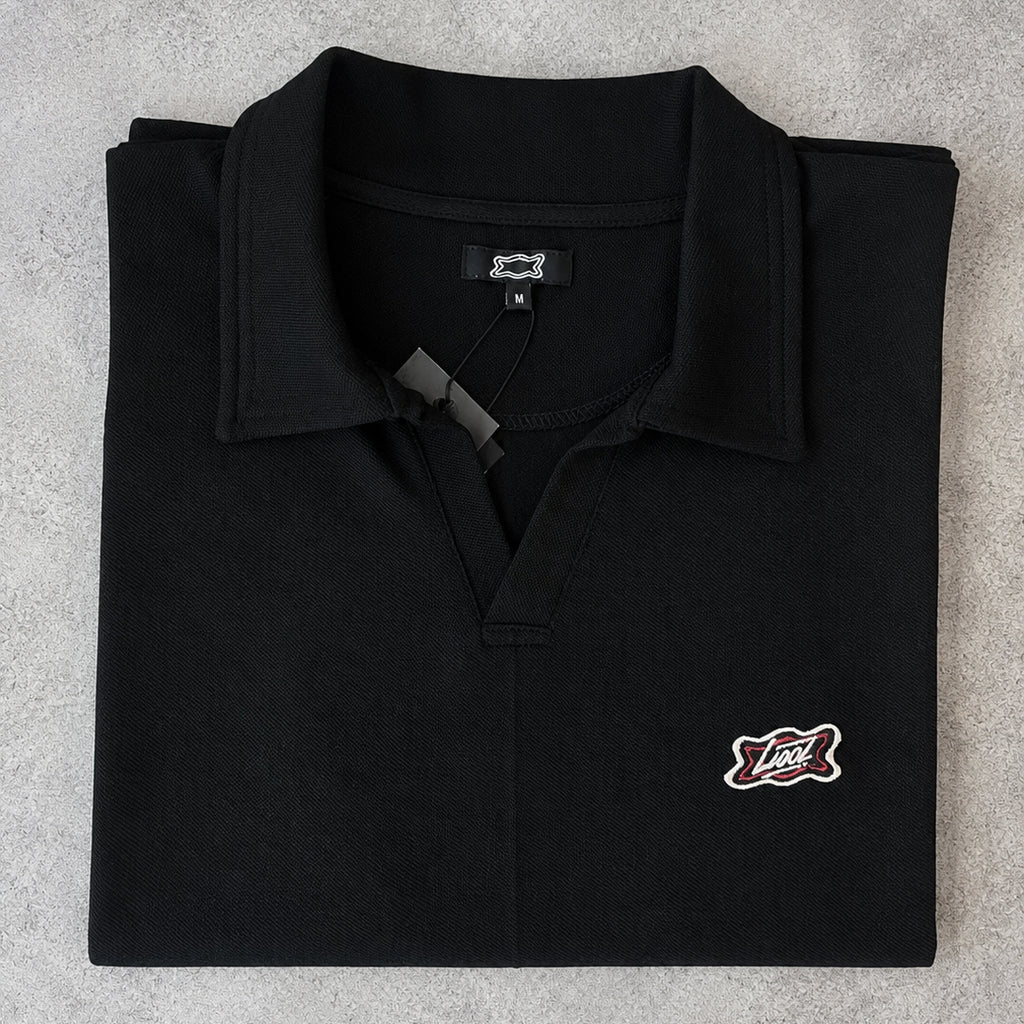 LIOOZ RELAXED POLO (black)