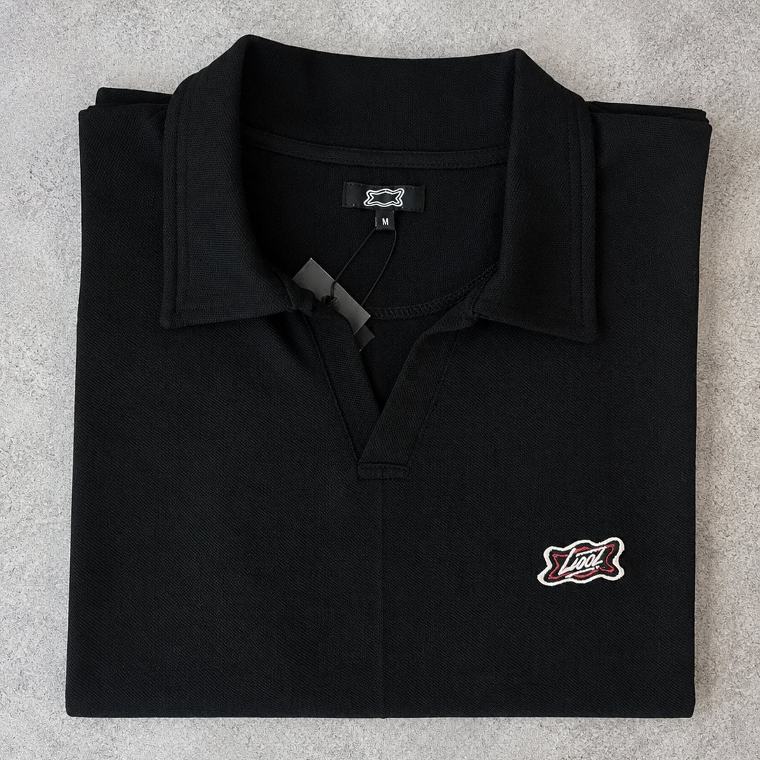 LIOOZ RELAXED POLO (black)